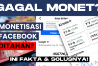 Mengapa Monetisasi Facebook Ditahan? Fakta dan Solusinya