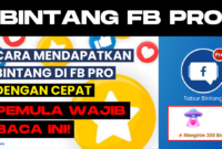 Cara Mendapatkan Bintang di Facebook Pro dengan Cepat